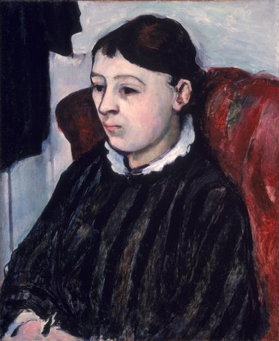 Madame Cezanne, ca. 1883-85 door Paul Cézanne